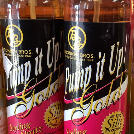 Pump It Up Gold Styling Spritz