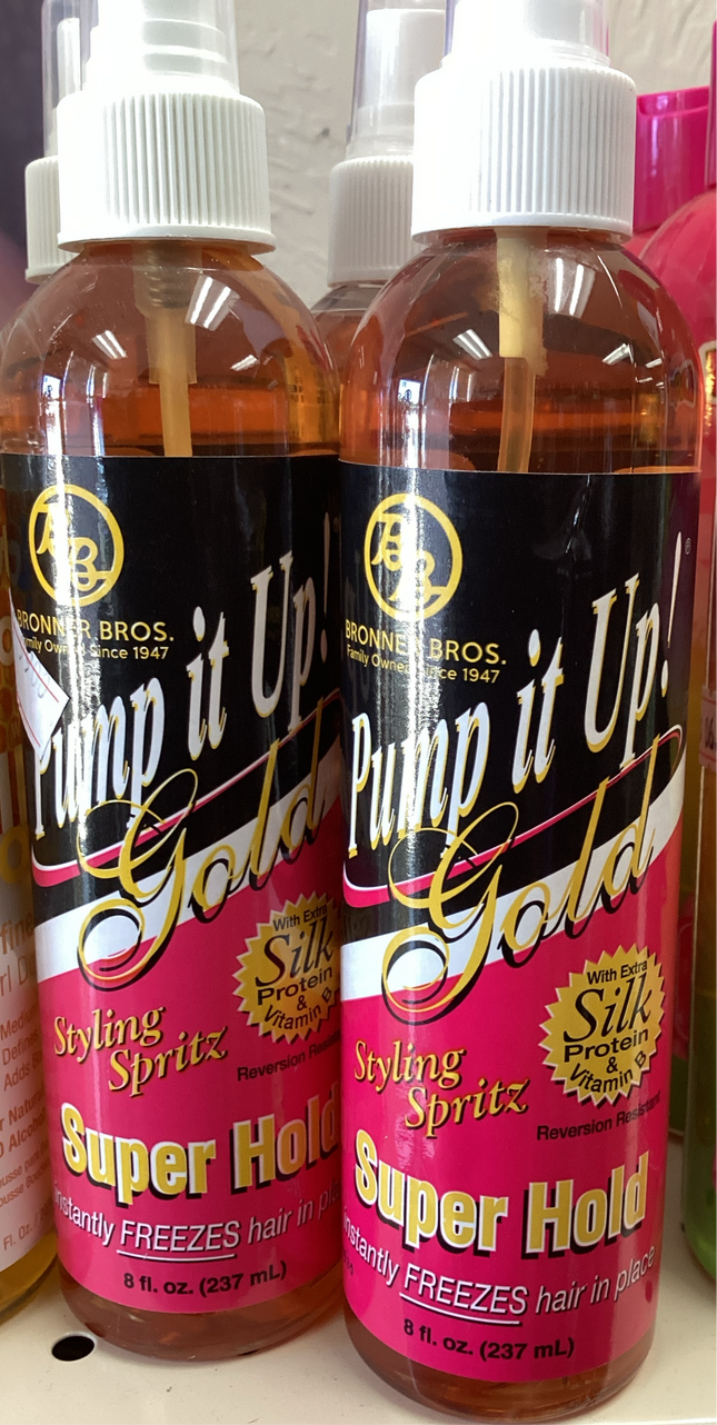 Pump It Up Gold Styling Spritz