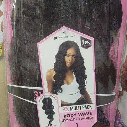 Vice 3x Body Wave HD Lace Closure