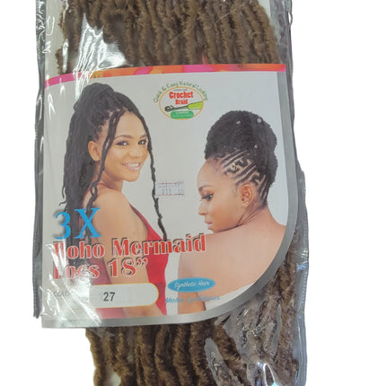 Boho Mermaid Locs 18"