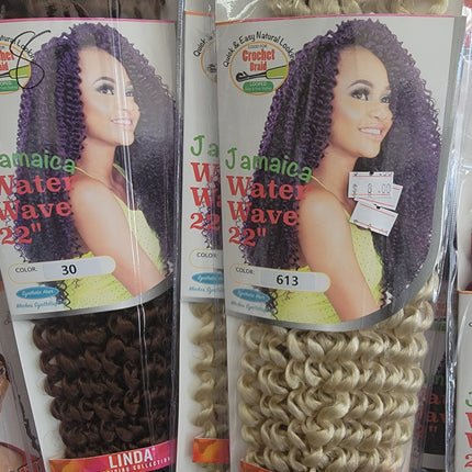 Linda Jamaican Water Wave 22"