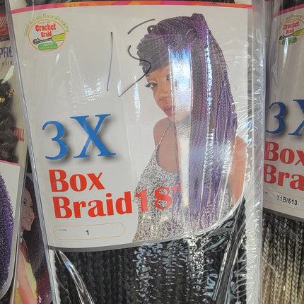 Supreme 3X Box Braid 18"