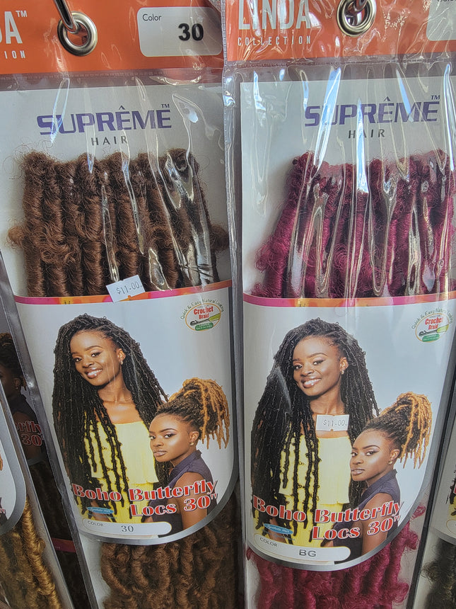 Supreme Boho Butterfly Locs 30"
