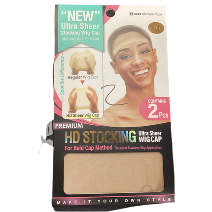 Qfitt HD Stocking Ultra Sheer Wig Cap