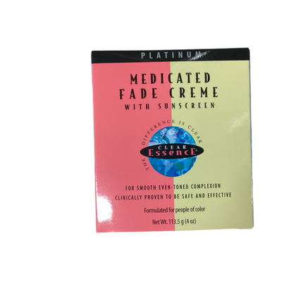 Medicated Fade Crème With Sunscreen 4oz Clear Essence
