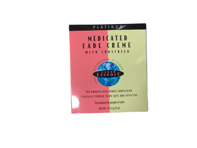 Medicated Fade Crème With Sunscreen 4oz Clear Essence