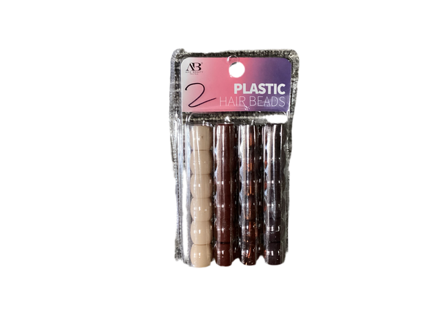 AB Plastic Hair Beads