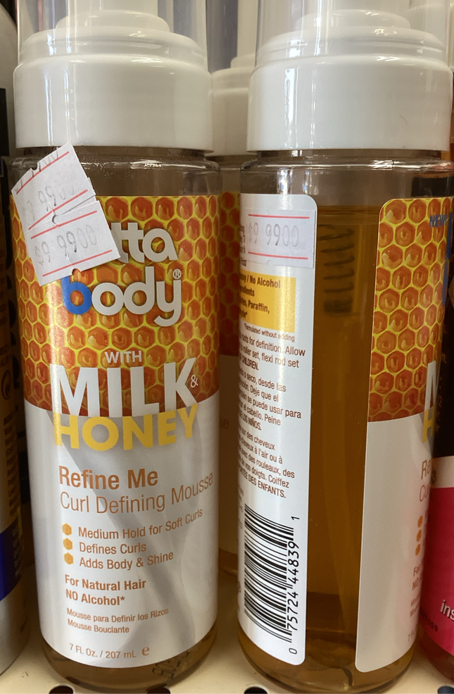 Lottabody Milk Honey Curl Mousse