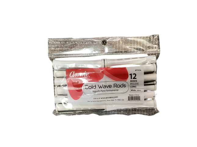 Annie Cold Wave Rods White (LONG)