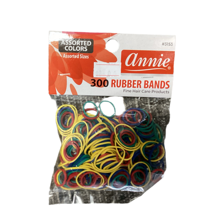 Annie Assorted Rubber Bands, 300