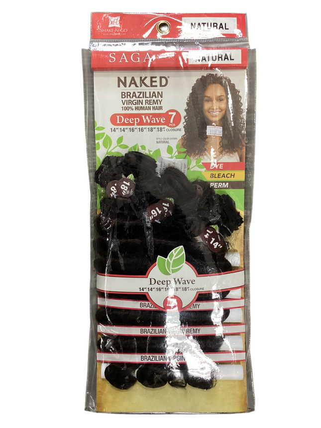 Naked Brazilian Remy 18”