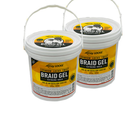 All day locs braiding gel 64oz