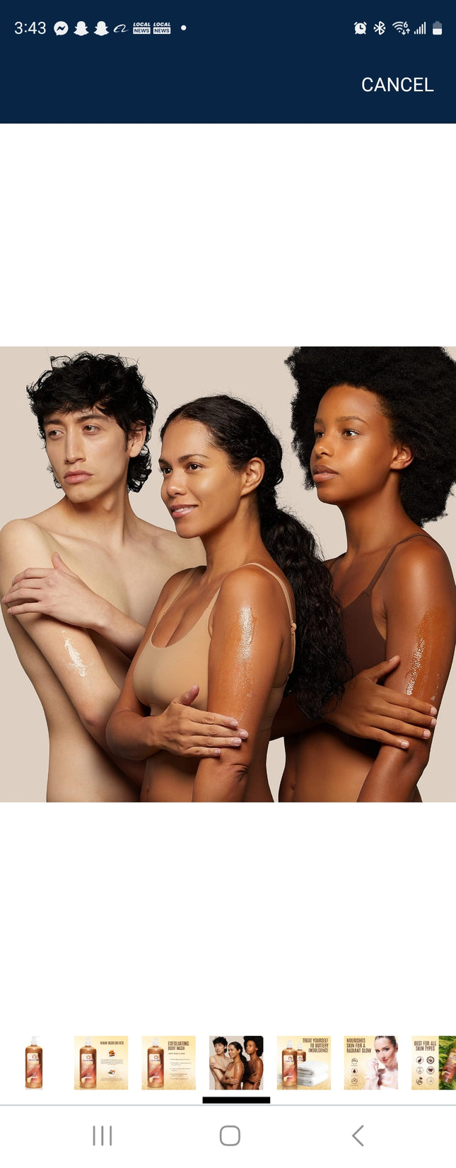 LightenUp Body Wash W/ Shea Butter