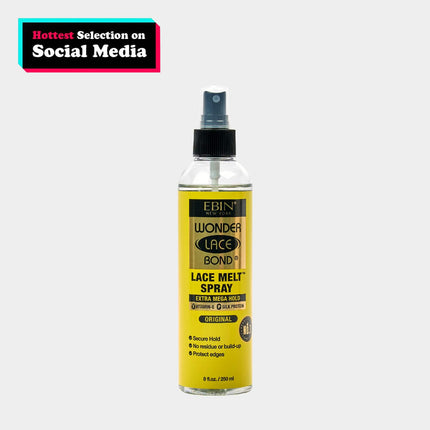Wonder Lace Bond Lace Melt Spray.