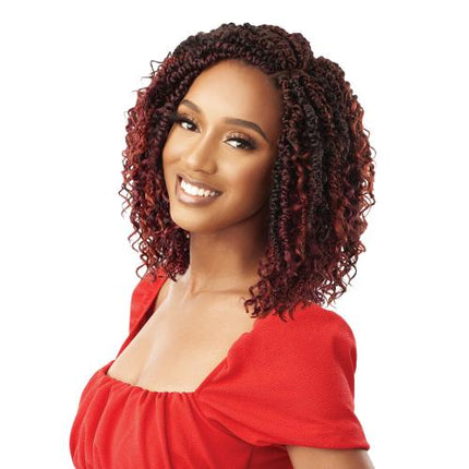 Twisted up boho wavy  bomb twist 10”