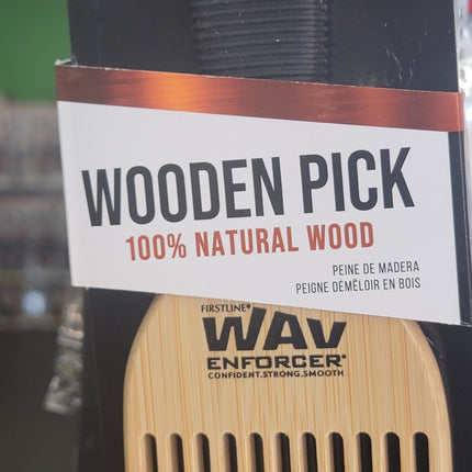 Wooden Afro pick