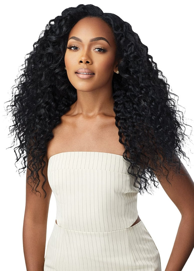 Big beautiful hair clip in 18" Peruvian wave