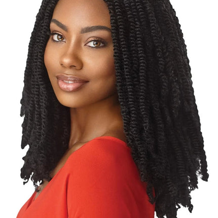 Outre Synthetic Hair Crochet Braids X-Pression Twisted Up 2X Springy Afro Twist 12"