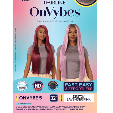 Outre HD Lace Frontal Wig Perfect Hairline OnVybes Glueless Fully Hand-Tied 13X6 Lace Wig OnVybe 5