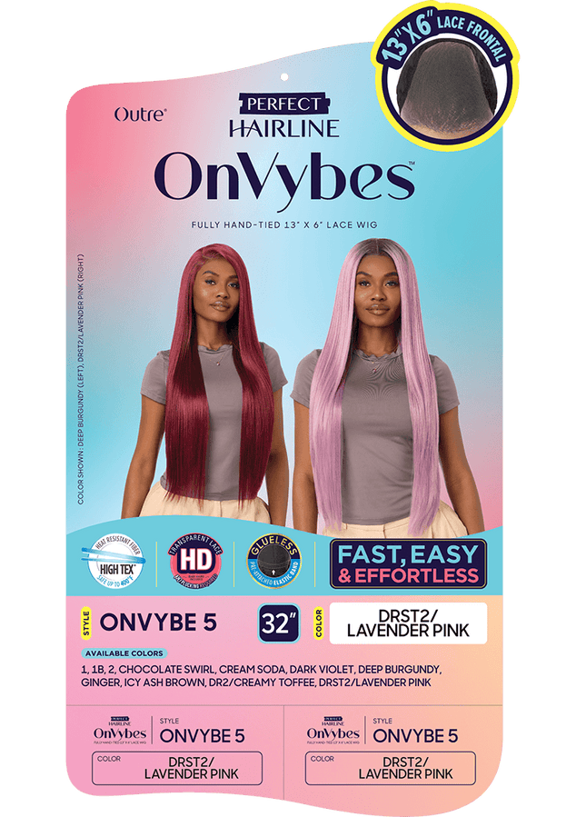 Outre HD Lace Frontal Wig Perfect Hairline OnVybes Glueless Fully Hand-Tied 13X6 Lace Wig OnVybe 5