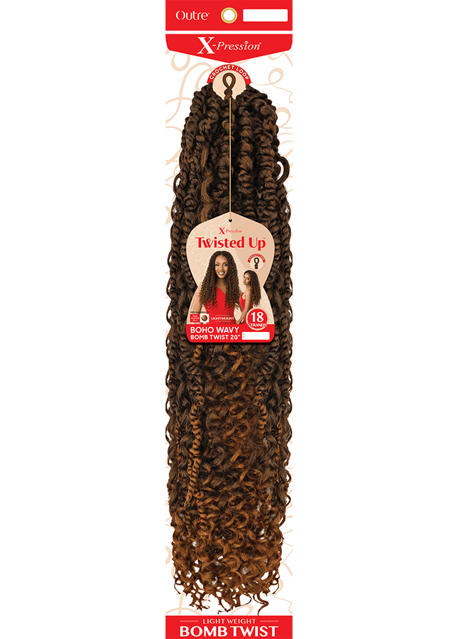 TWISTED UP/BOHO WAVY BOMB TWIST 20"
BOHO WAVY BOMB TWIST 20"