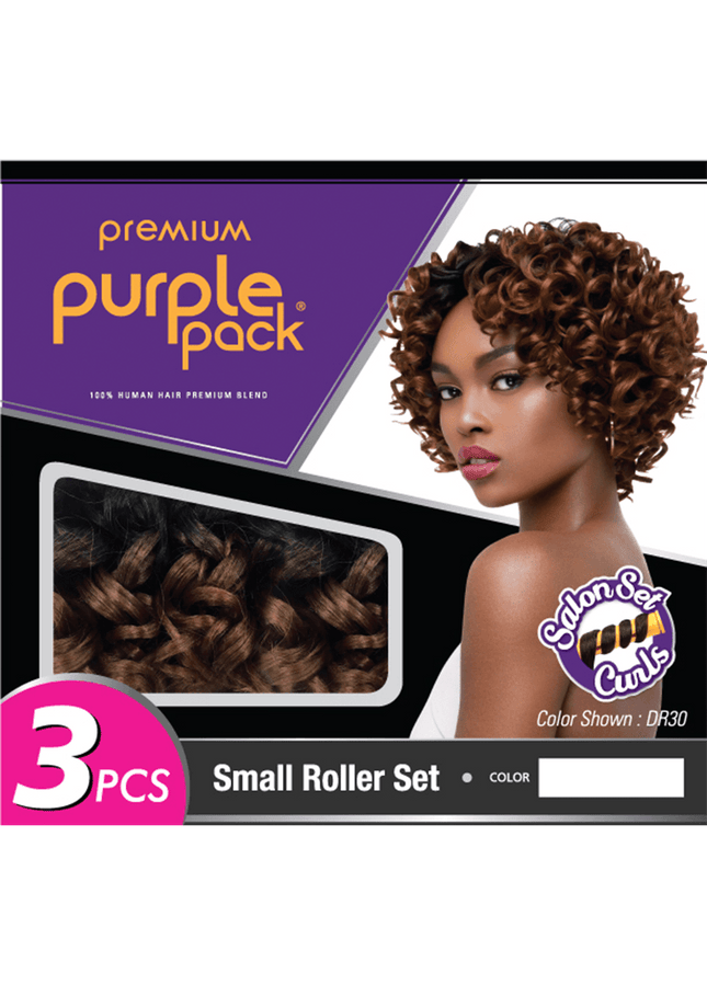 Premium purple pack 3pcs small roller set.