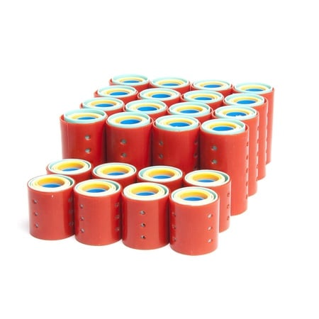 Annie Magnetic Roller Set, 144 Count Long & Short Hair Curlers, Assorted Color