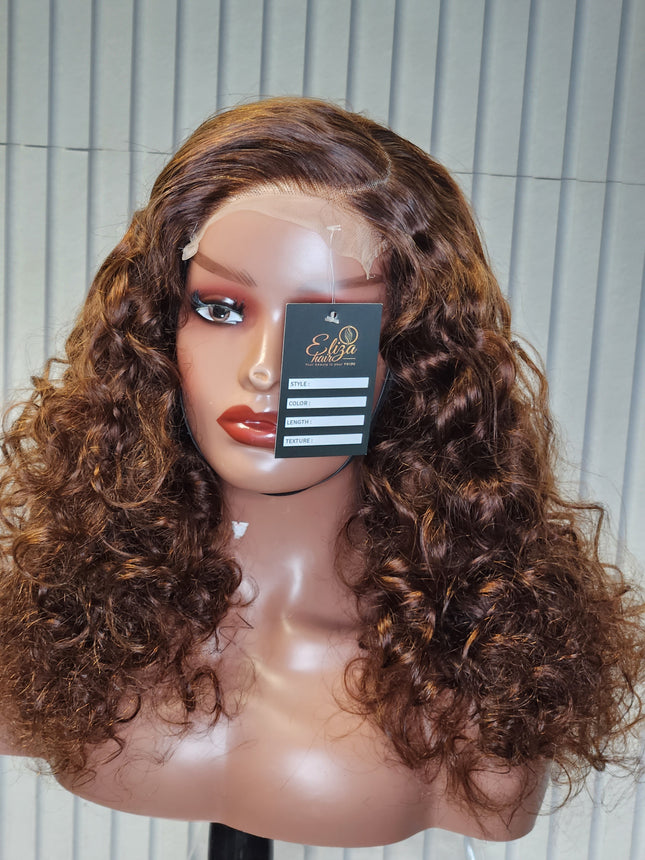 5x5 glueless wig Egg curls