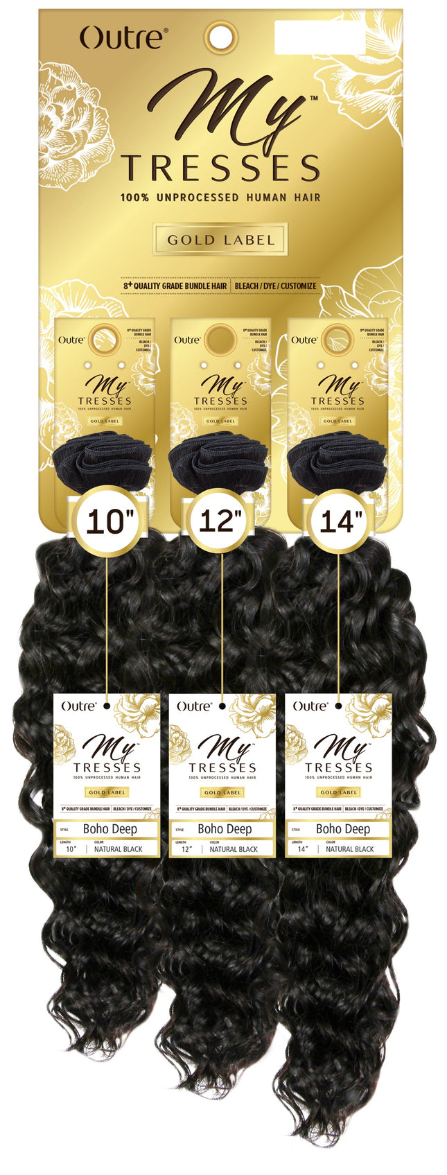My Tresses Gold label Boho deep