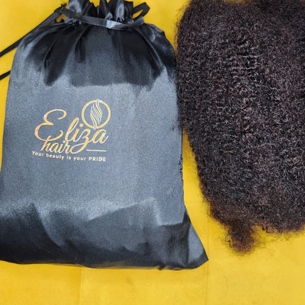 Afro kinky bulk human hair 50g 18" 6parks