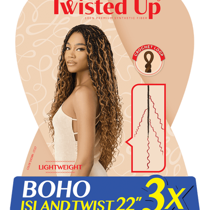 Boho island twist 24" OUTRE