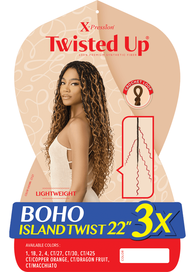 Boho island twist 24" OUTRE
