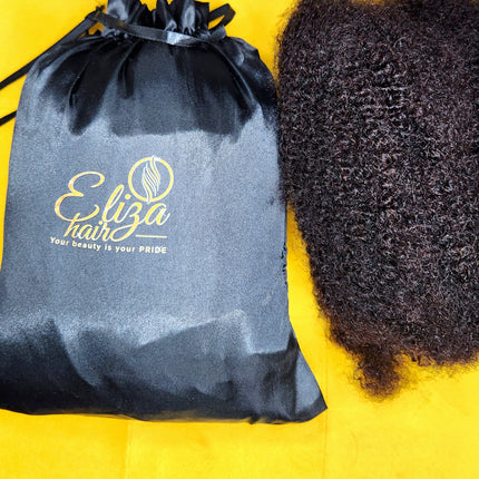 Afro kinky bulk human hair 50g 18" 6parks
