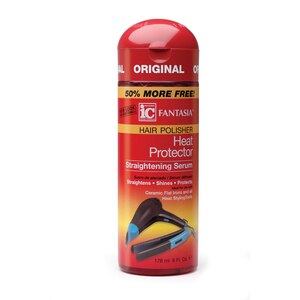 Hair polisher heat protector