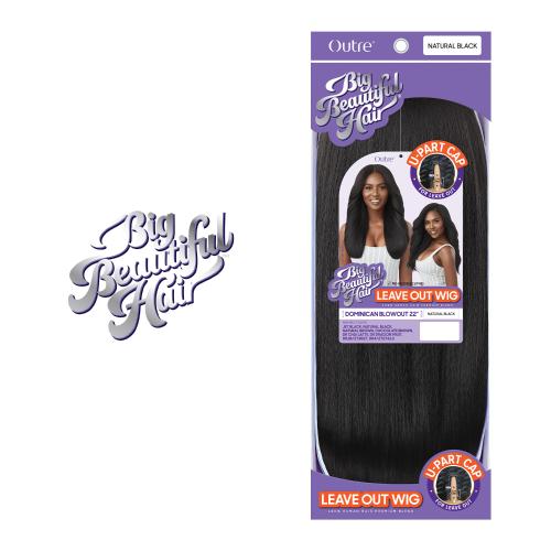 Big Beautiful Hair Dominican Blowout 22” leave out wig