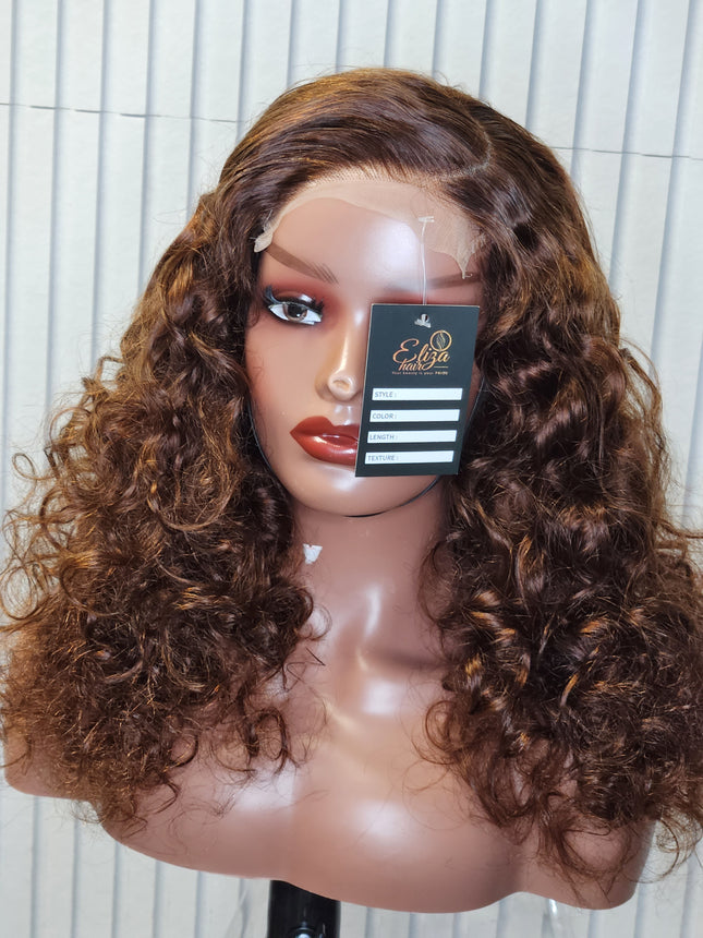 5x5 glueless wig Egg curls
