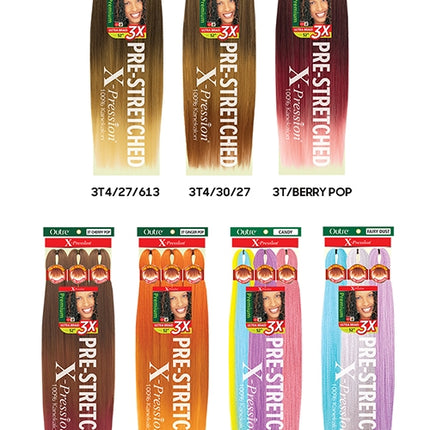OUTRE X-Pression Pre-Stretched Braid 52"