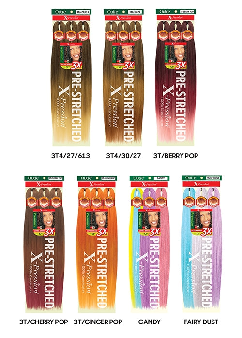 OUTRE X-Pression Pre-Stretched Braid 52"