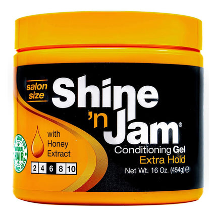 Shine 'N Jam Extra Hold Conditioning Gel(Large 16 Oz)