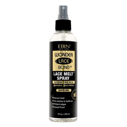 Wonder Lace Bond Lace Melt Spray.