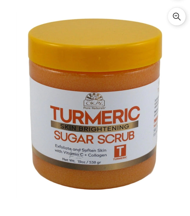 Turmeric suger scrub