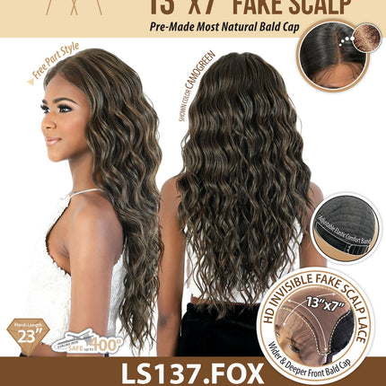 Motown Tress Invisible Lace HD 13”X7” LS137.FOX