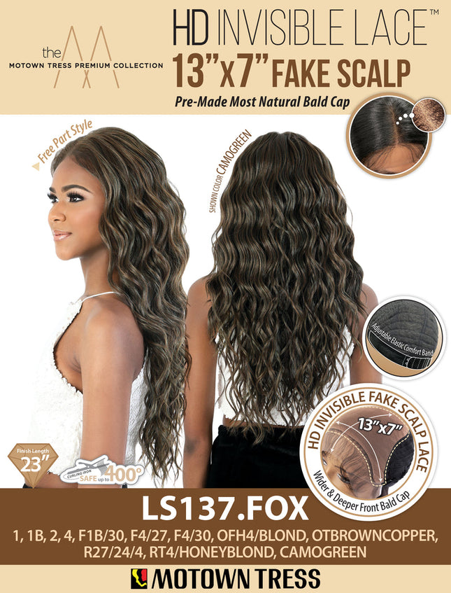 Motown Tress Invisible Lace HD 13”X7” LS137.FOX