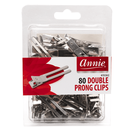 80 DOUBLE PRONG CLIPS