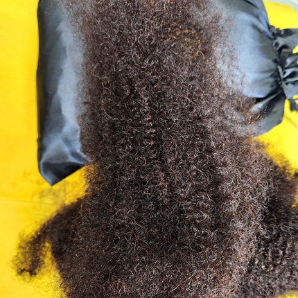 Afro kinky bulk human hair 50g 18" 6parks