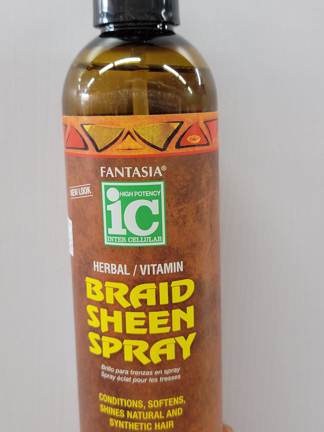 Braid sheen spray