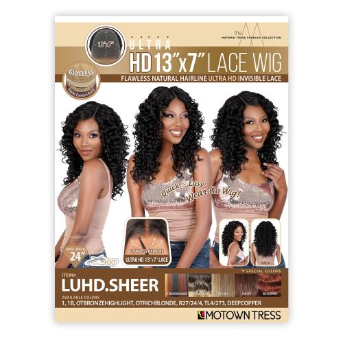 Motown Tress 13"x6" Flex Lace Wig HD LUHD.JUAH