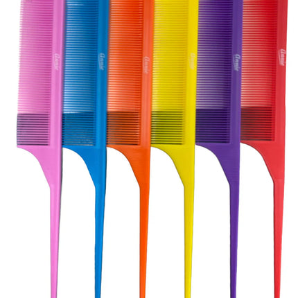 Annie Rat Tail Section Comb Assort Color